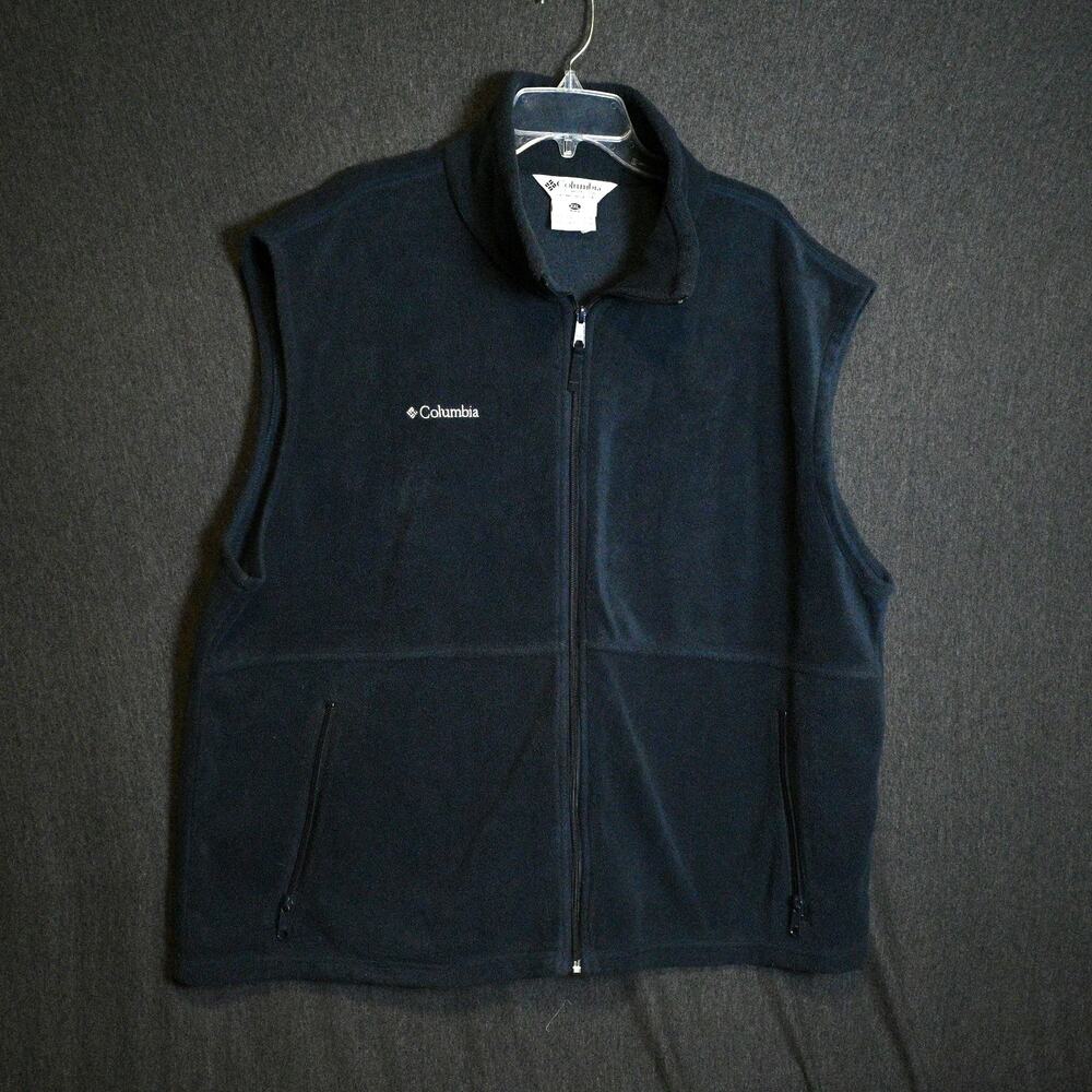 VINTAGE Columbia Men's XXL Fleece Vest Outdoors 2003 VTG